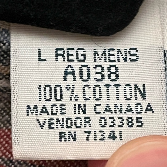 LL Bean Jacket Shacket Mens L Tan Flannel Line Hurricane Shirt Overshirt (E) - Picture 7 of 11